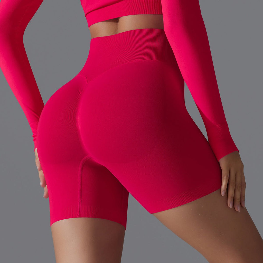 Peach Sculpt Biker Shorts | Compact. Contoured. Commanded. - Honto Active