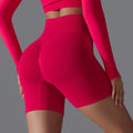 Peach Sculpt Biker Shorts | Compact. Contoured. Commanded. - Honto Active