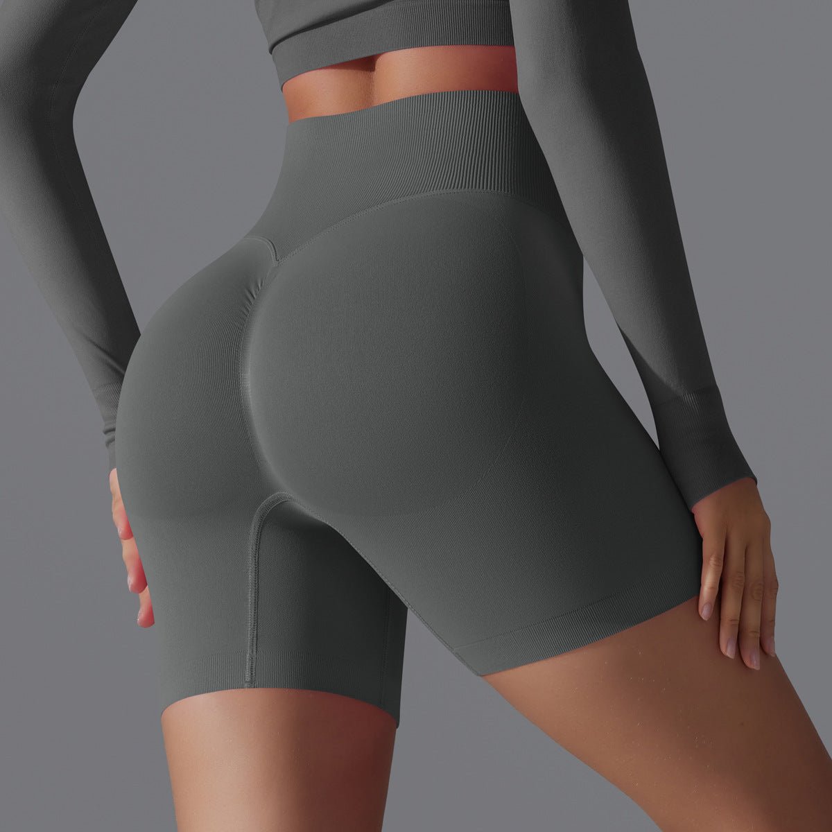 Peach Sculpt Biker Shorts | Compact. Contoured. Commanded. - Honto Active