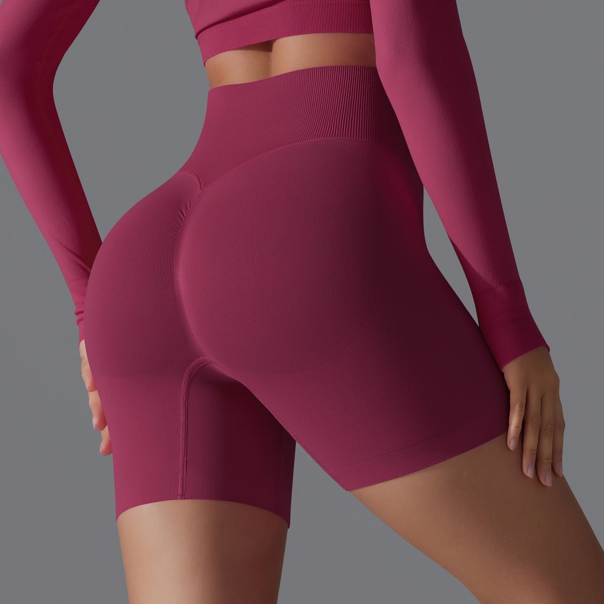 Peach Sculpt Biker Shorts | Compact. Contoured. Commanded. - Honto Active