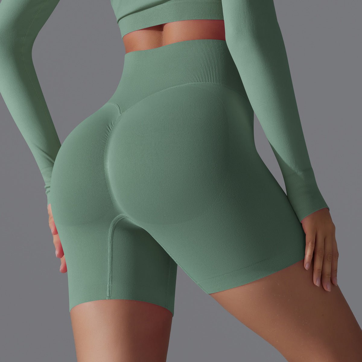 Peach Sculpt Biker Shorts | Compact. Contoured. Commanded. - Honto Active