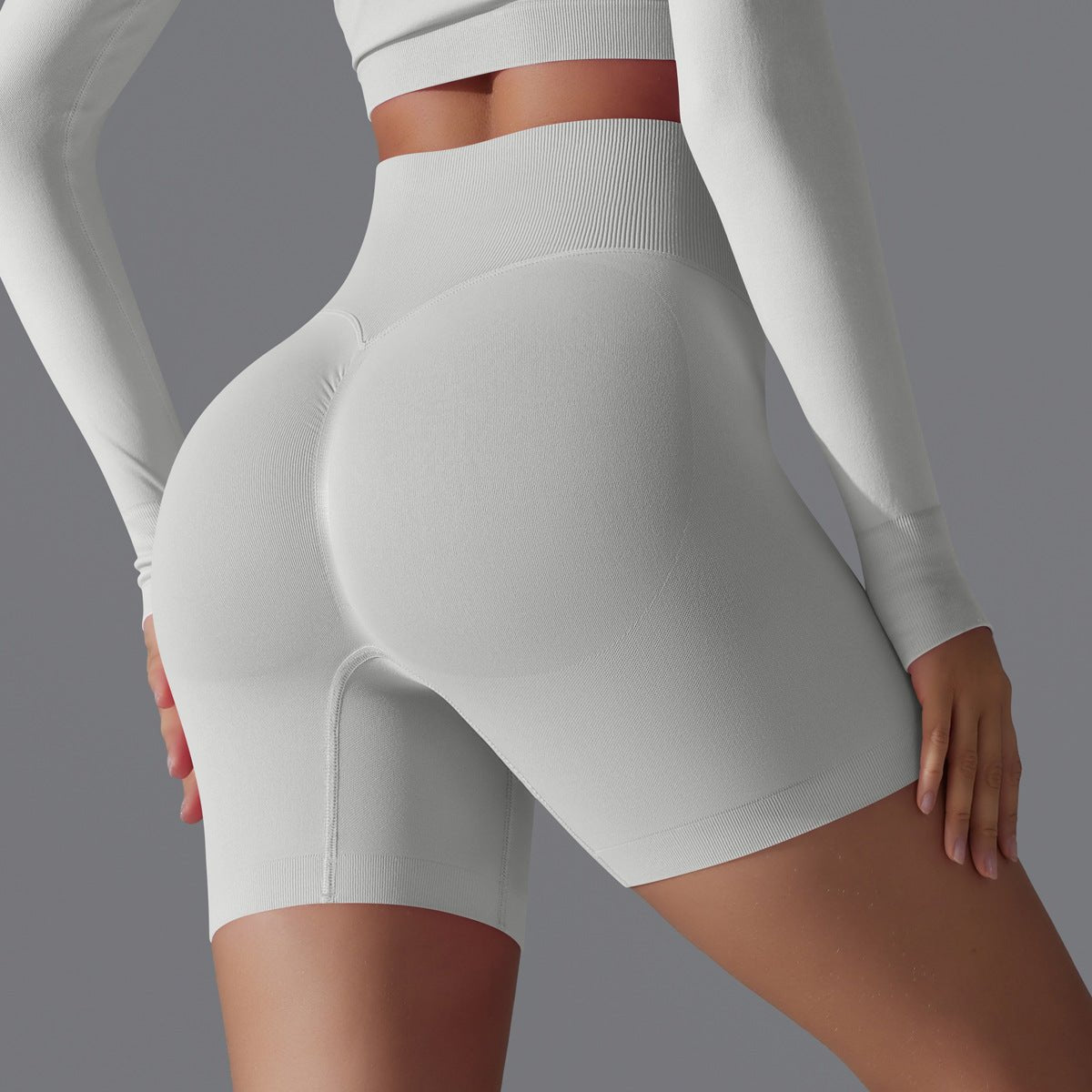 Peach Sculpt Biker Shorts | Compact. Contoured. Commanded. - Honto Active