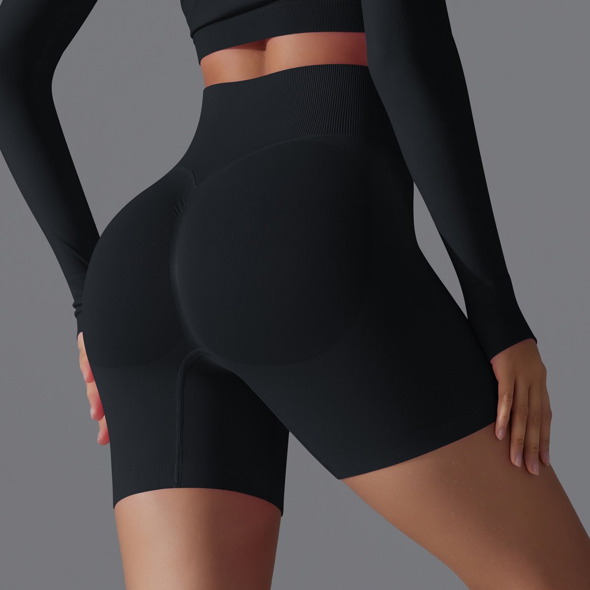 Peach Sculpt Biker Shorts | Compact. Contoured. Commanded. - Honto Active